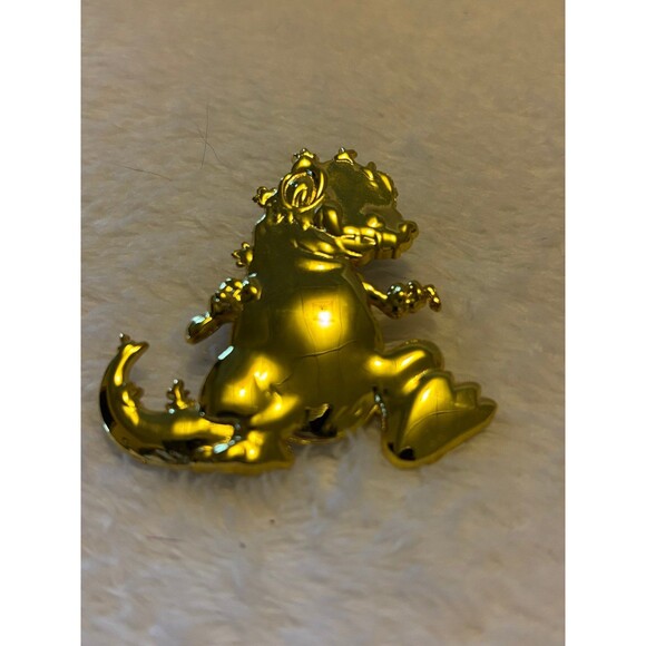 2021 Loot Crate Exclusive Gold Rugrats Reptar 30th Anniversary Nickelodeon Pin - Picture 1 of 5